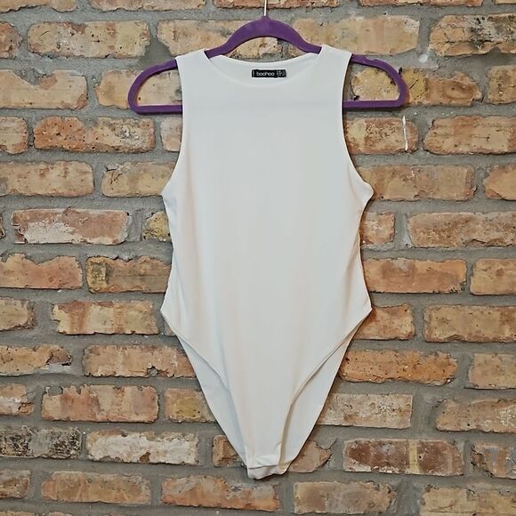 Boohoo white bodysuit size 10 - Picture 1 of 10